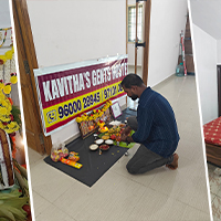 Kavitha’s Gents Hostel Velachery spacious gents room