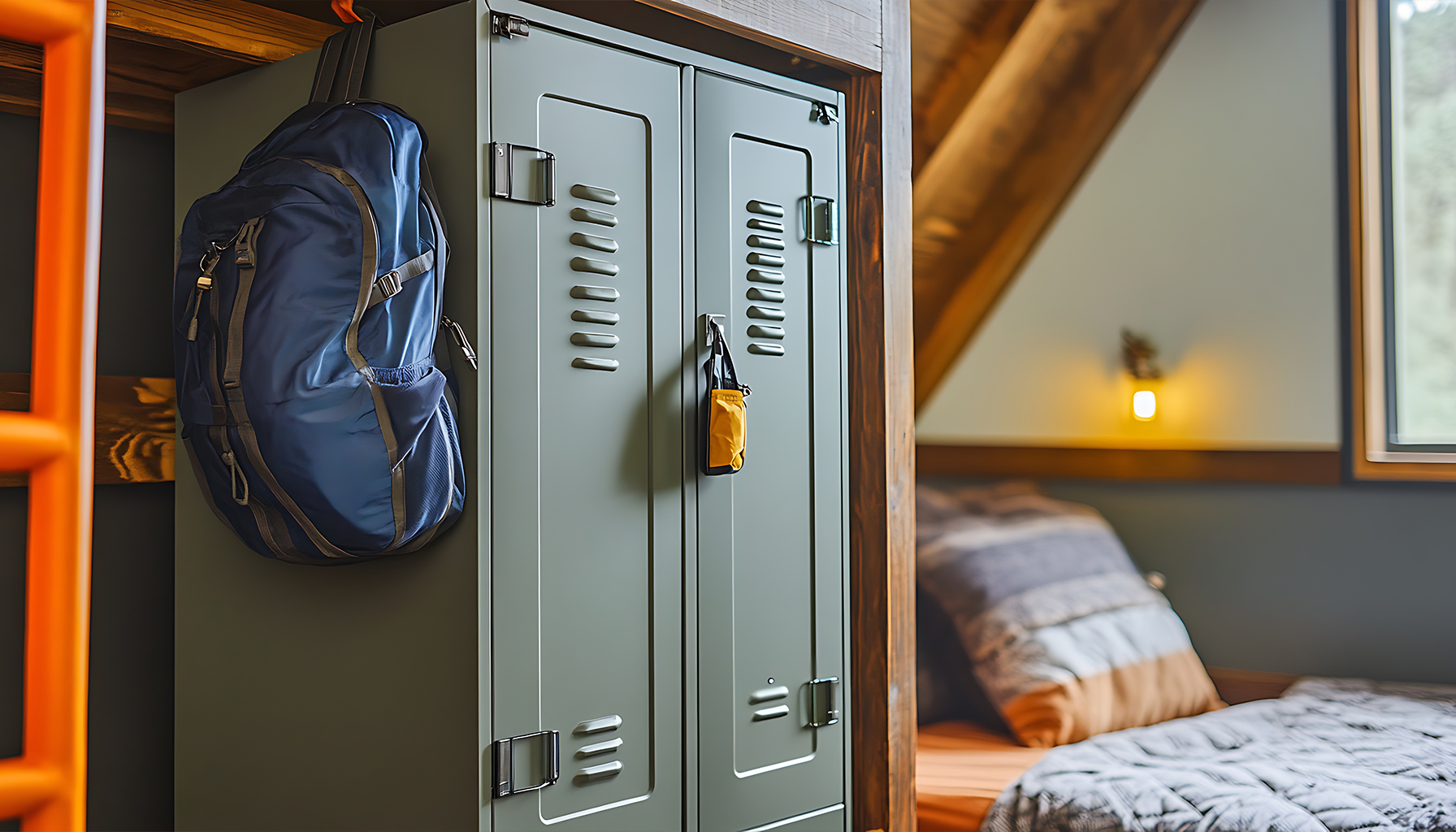 Private locker facility at Kavitha’s Ladies Hostel Velachery