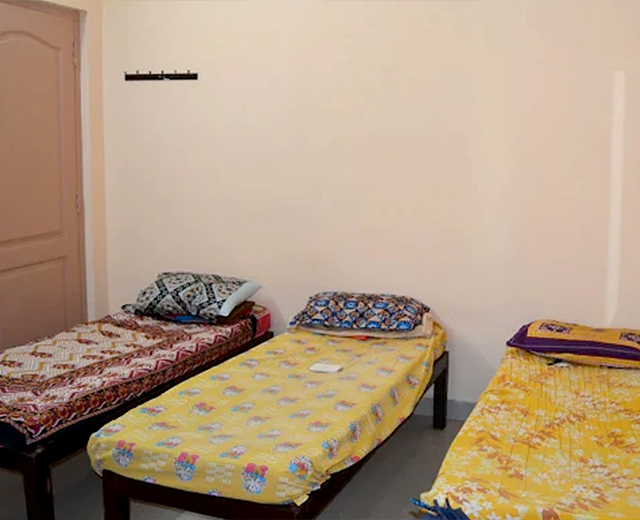 Triple Sharing AC and Non-AC Rooms at Kavitha’s Ladies Hostel in Velachery Chennai