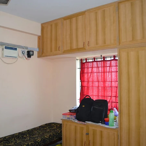 Six sharing AC and Non-AC room at Kavitha's Ladies Hostel Velachery